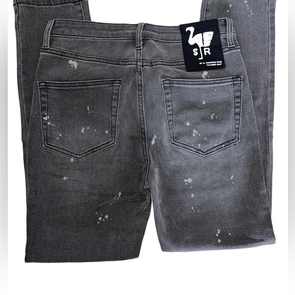 👖 NWT! Sandrine Rose Polka Grey Jean - Picture 8 of 9